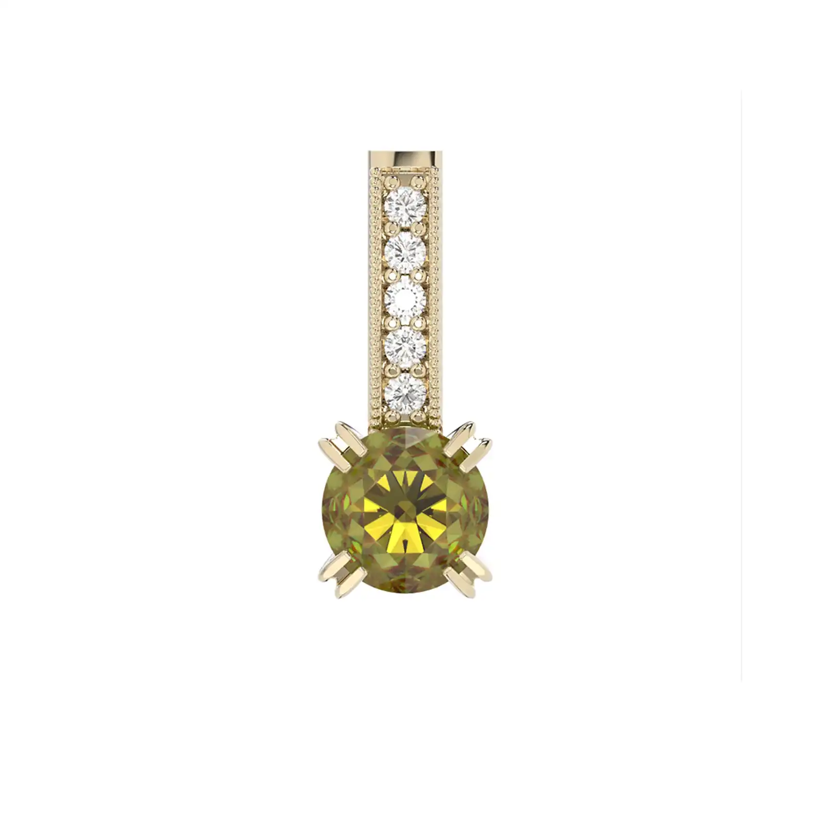 Thumbnail: Zawieszka - kolekcja Csarite z diamentami - round cut