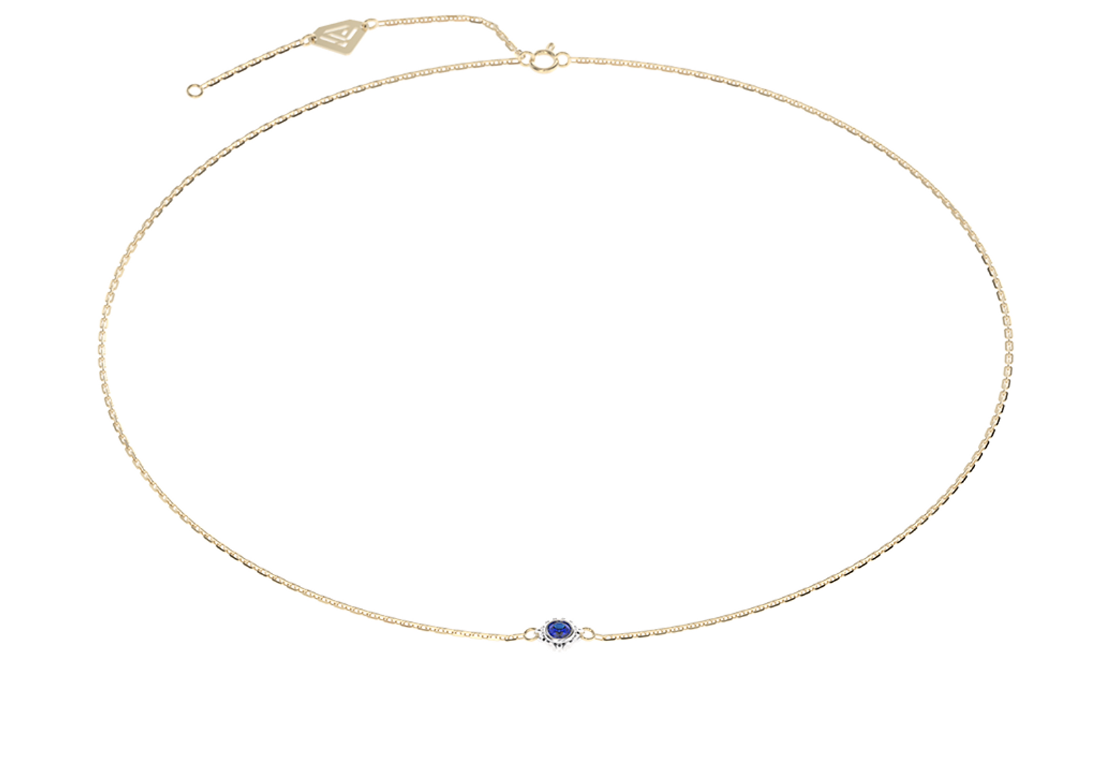 Choker z szafirem ceylońskim Colorful Stories