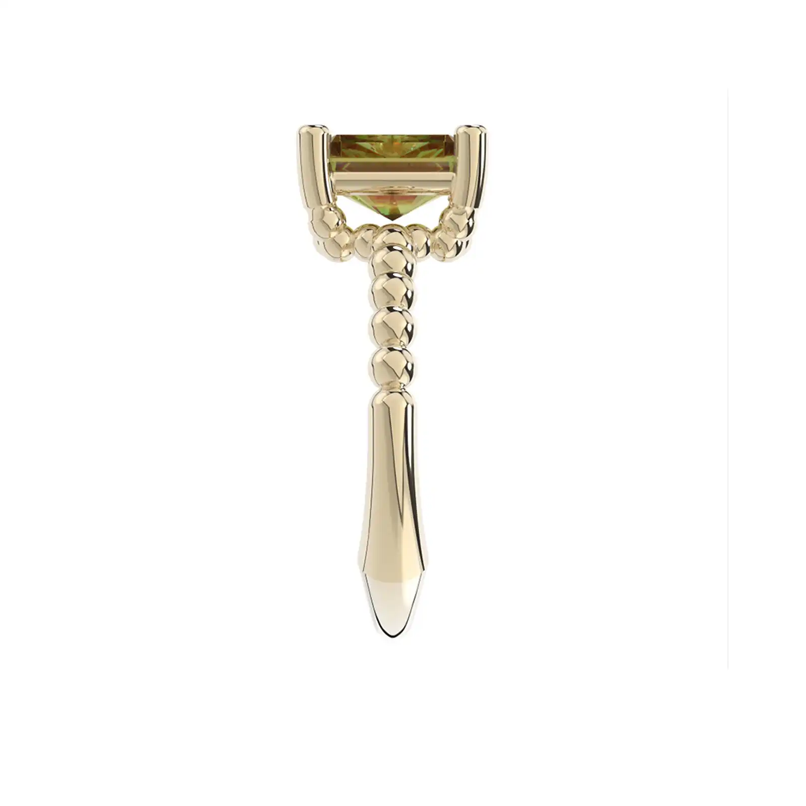 Thumbnail: Pierścionek - kolekcja Csarite z diamentami - cushion cut
