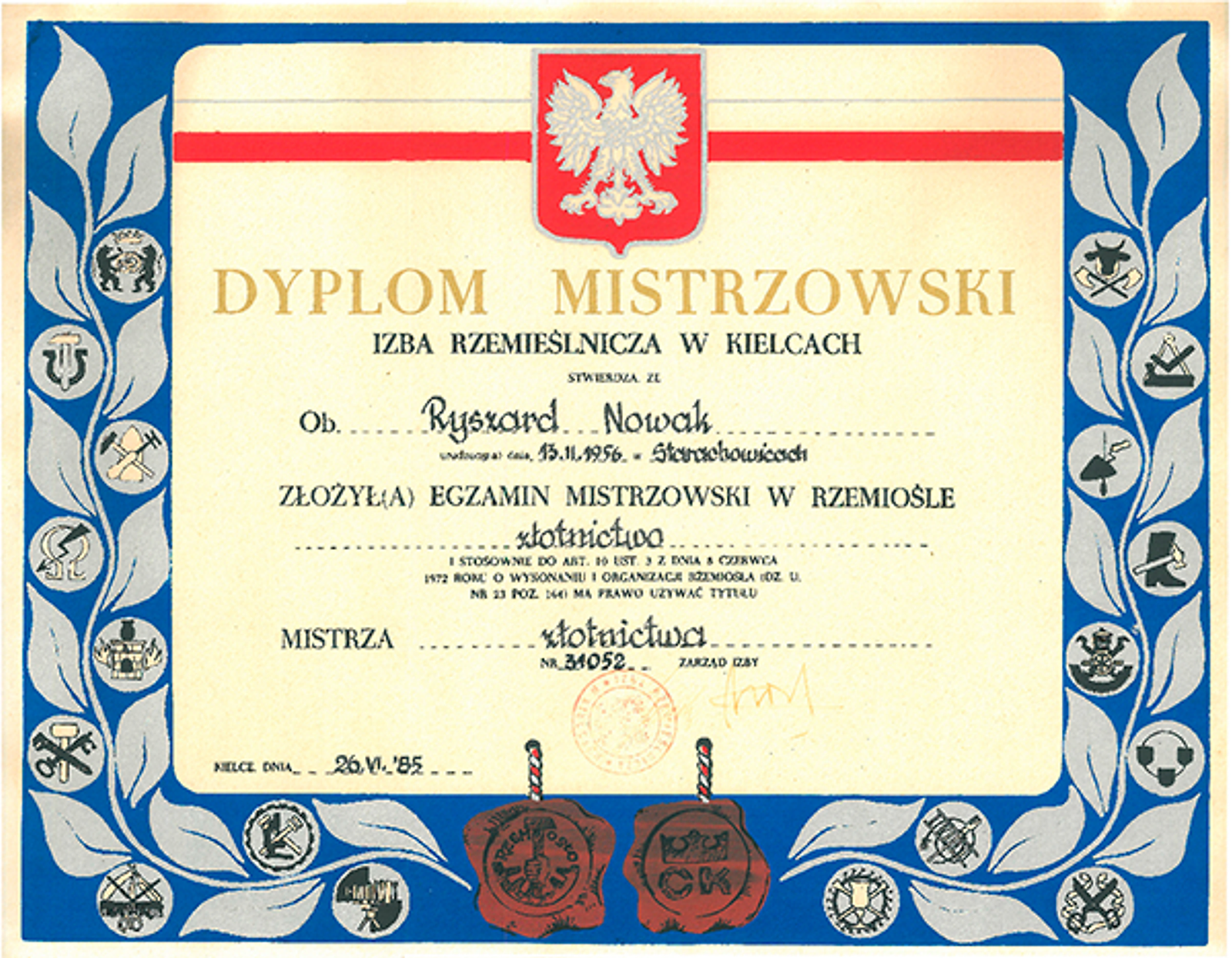 Mistrz-Zlotnictwa-Dyplom-Ryszard-Nowak-8