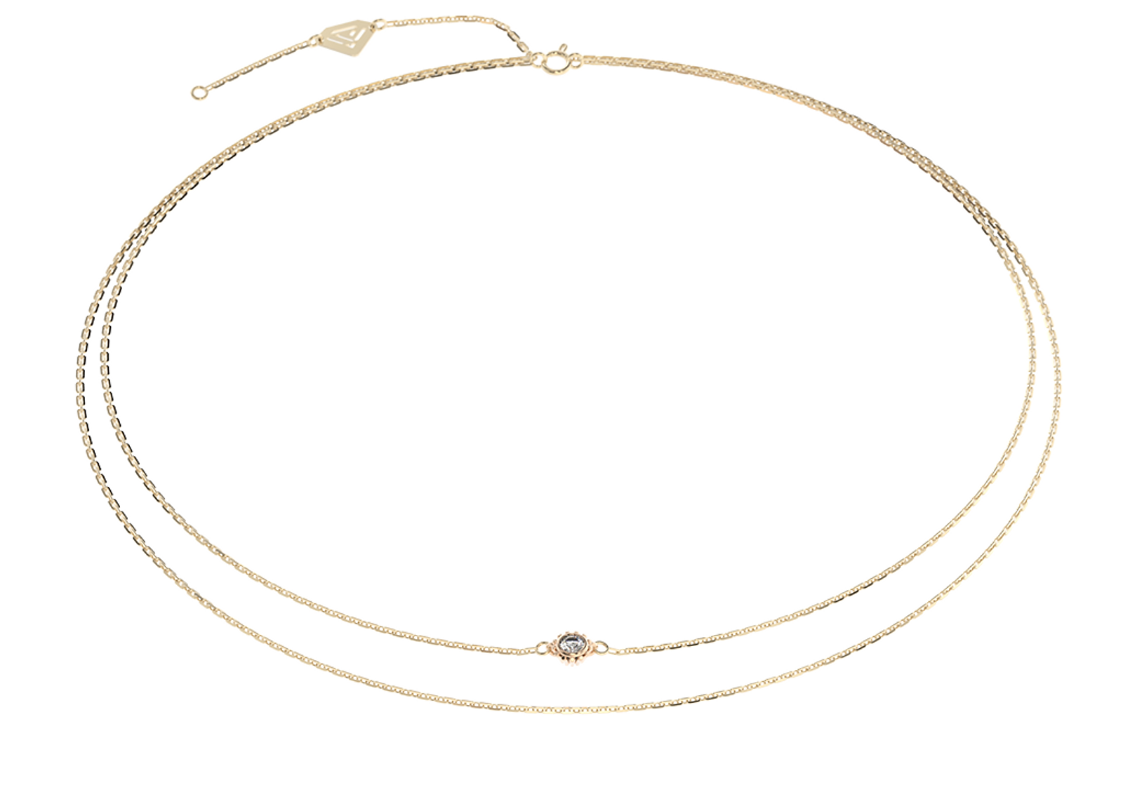 Choker z diamentem Colorful Stories